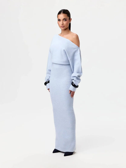 Stella Knitted Dress Evening: Knitted Elegance