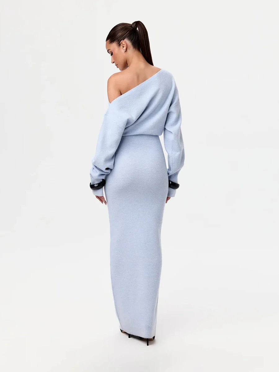 Stella Knitted Dress Evening: Knitted Elegance