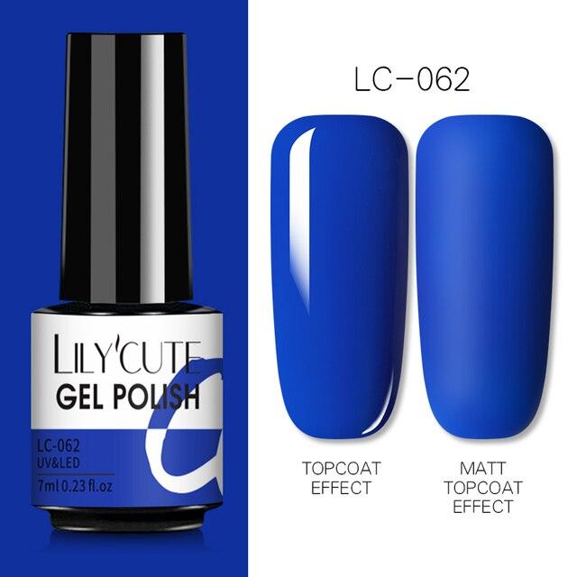 Stylish Blue Womens Nail Gel Polish Permanent UV Gel Popular High Quality Colorful Nail Polish Gel For Girls
