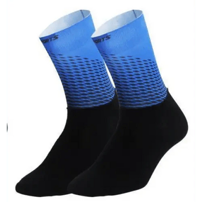 Stylish Fabric Cycling Socks Compression Anti Slip  Breathable Sport Socks For Men And Women  Functional Sports Athletics Breathable Socks