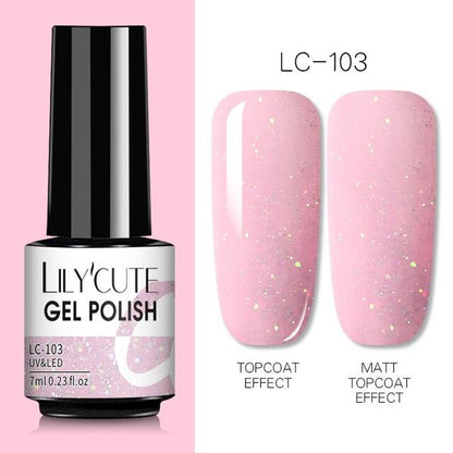 Stylish Gel Nail Polish UV LED Gel Popular Colorful New Fashion Art Manicure Set 120 Colors