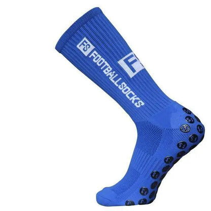 Stylish New Sports Anti Slip Soccer Socks Cotton Football Grip Socks For Men Breathable Sports Running Cycling Socks For Men