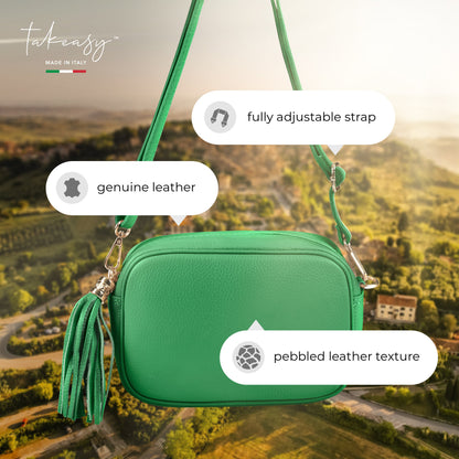 Calf Leather Crossbody Bag