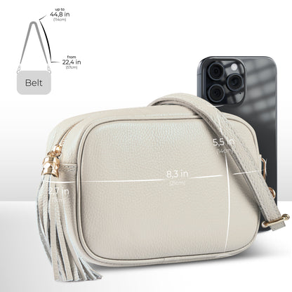 Calf Leather Crossbody Bag