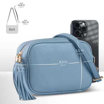 Calf Leather Crossbody Bag
