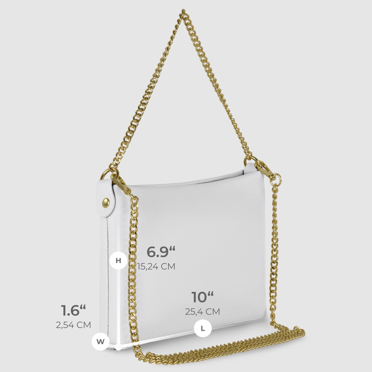 Calf Leather Crossbody Bag