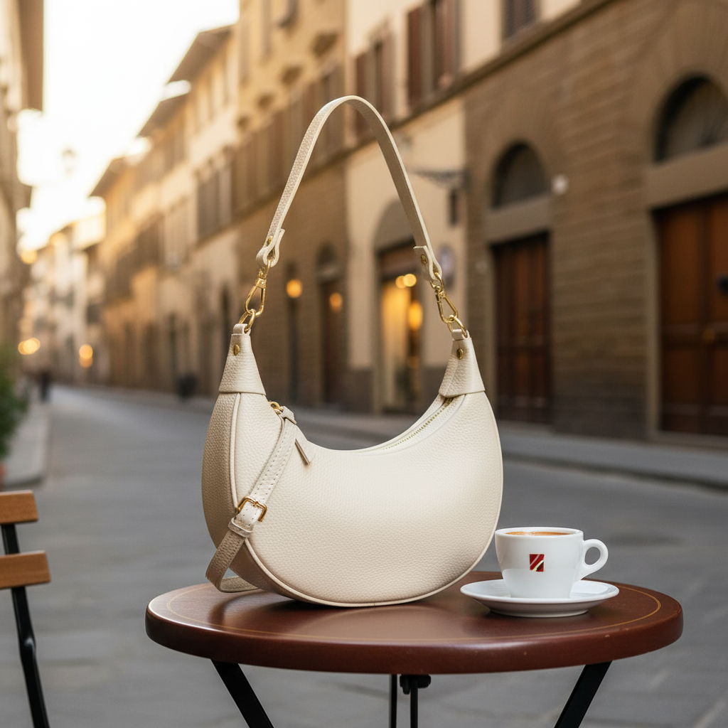 Calf Leather Shoulder Bag