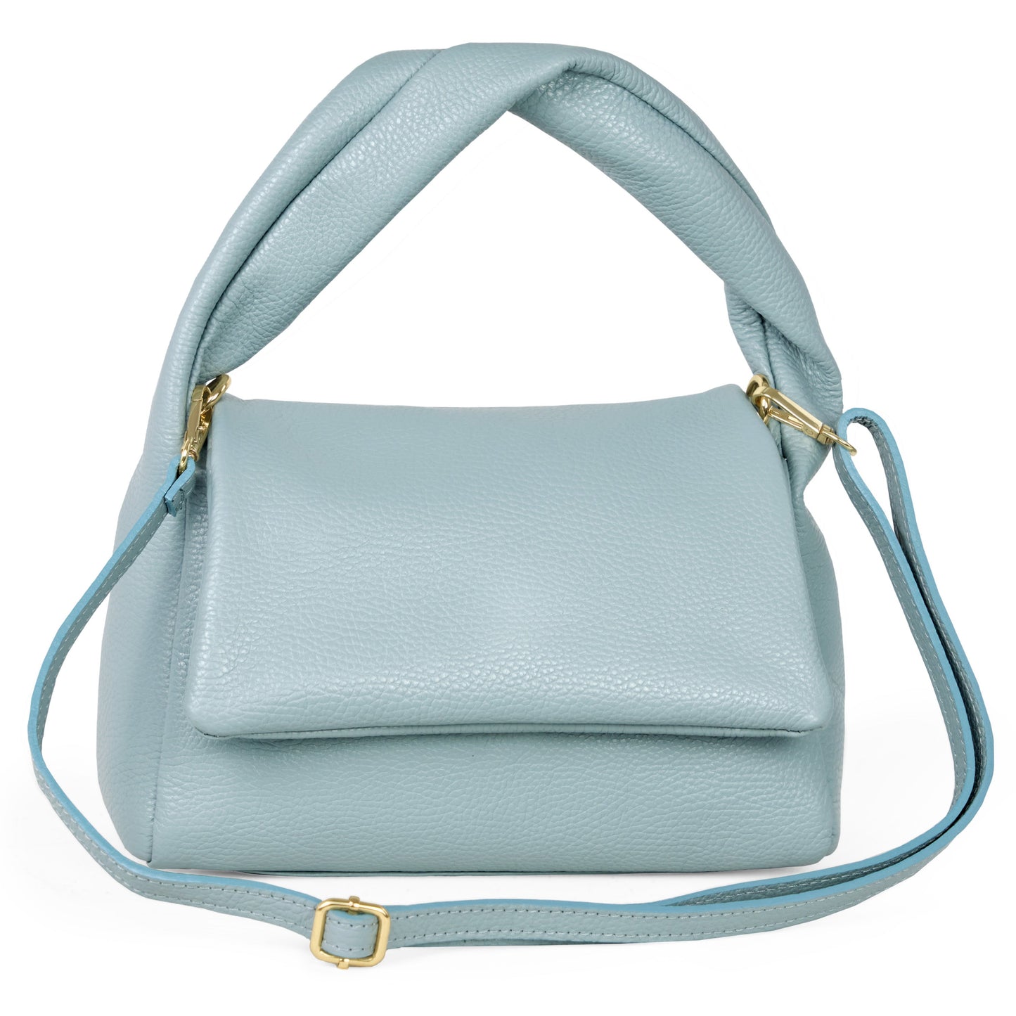 Calf Leather Top-Handle Bag