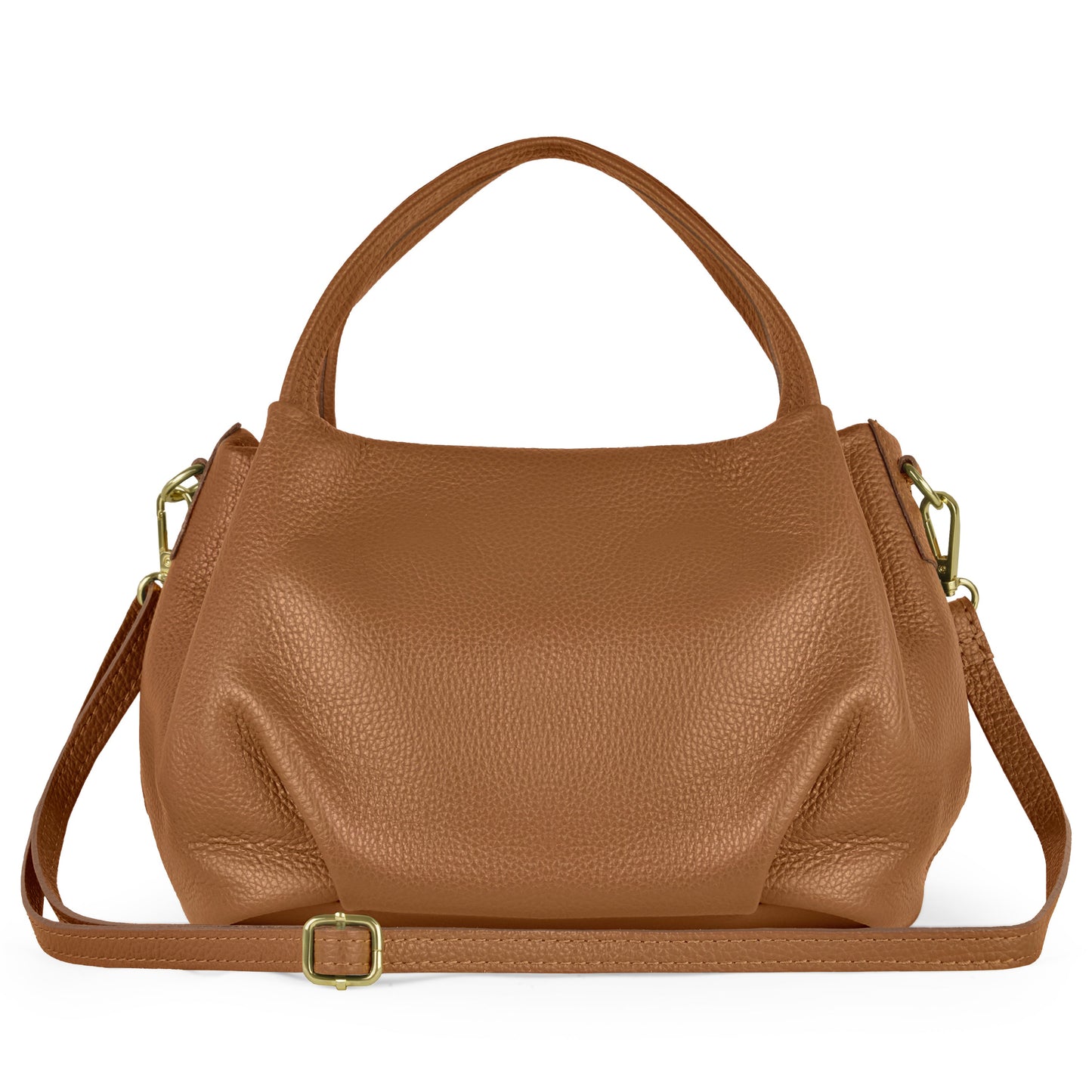 Calf Leather Top-Handle Bag