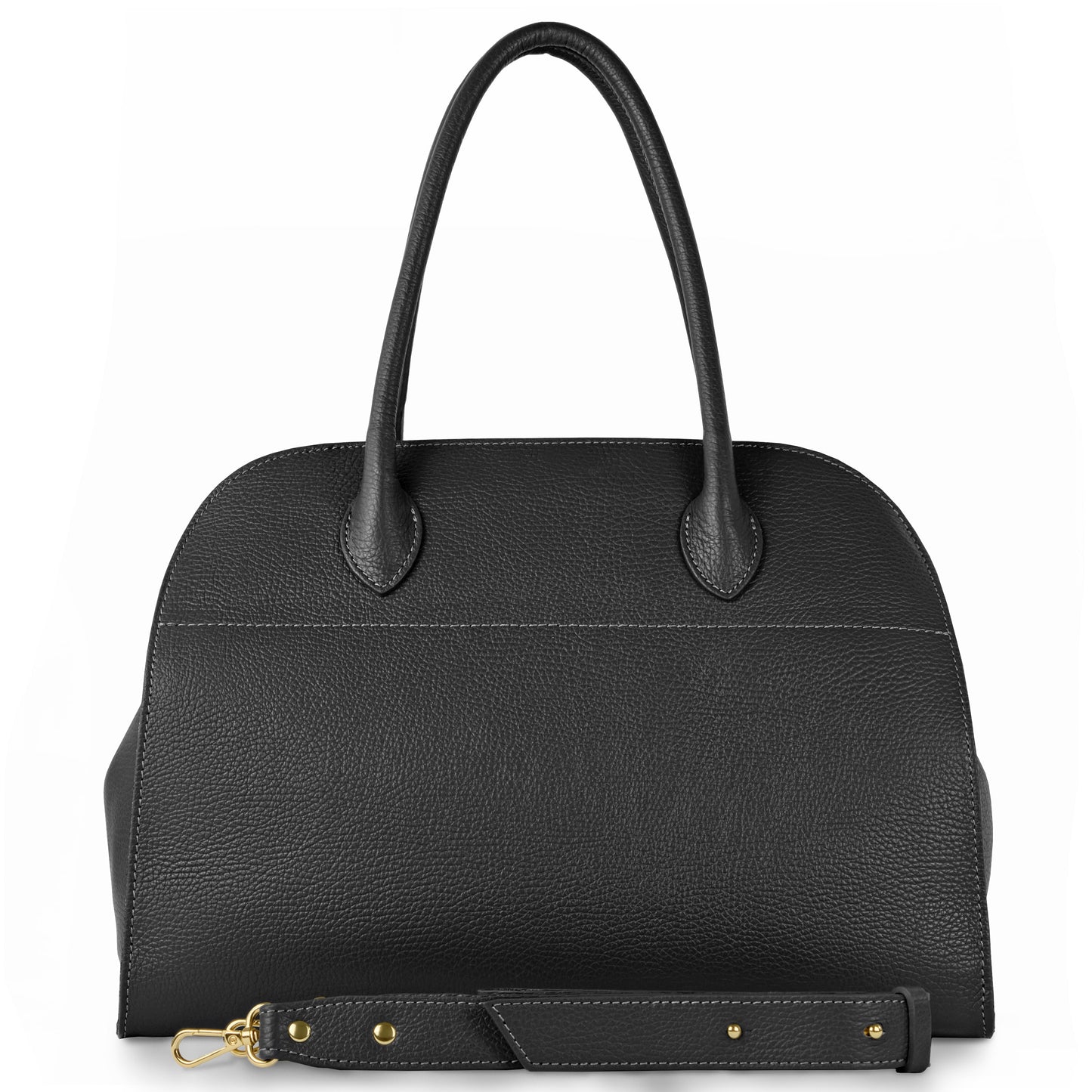 Calf Leather Top-Handle Bag