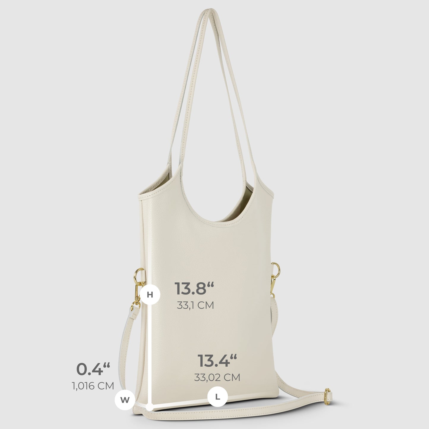 Calf Leather Tote Bag