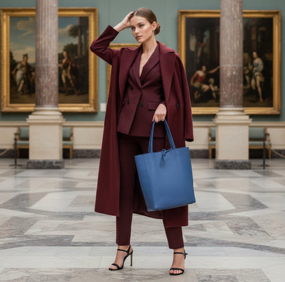 Calf Leather Tote Bag