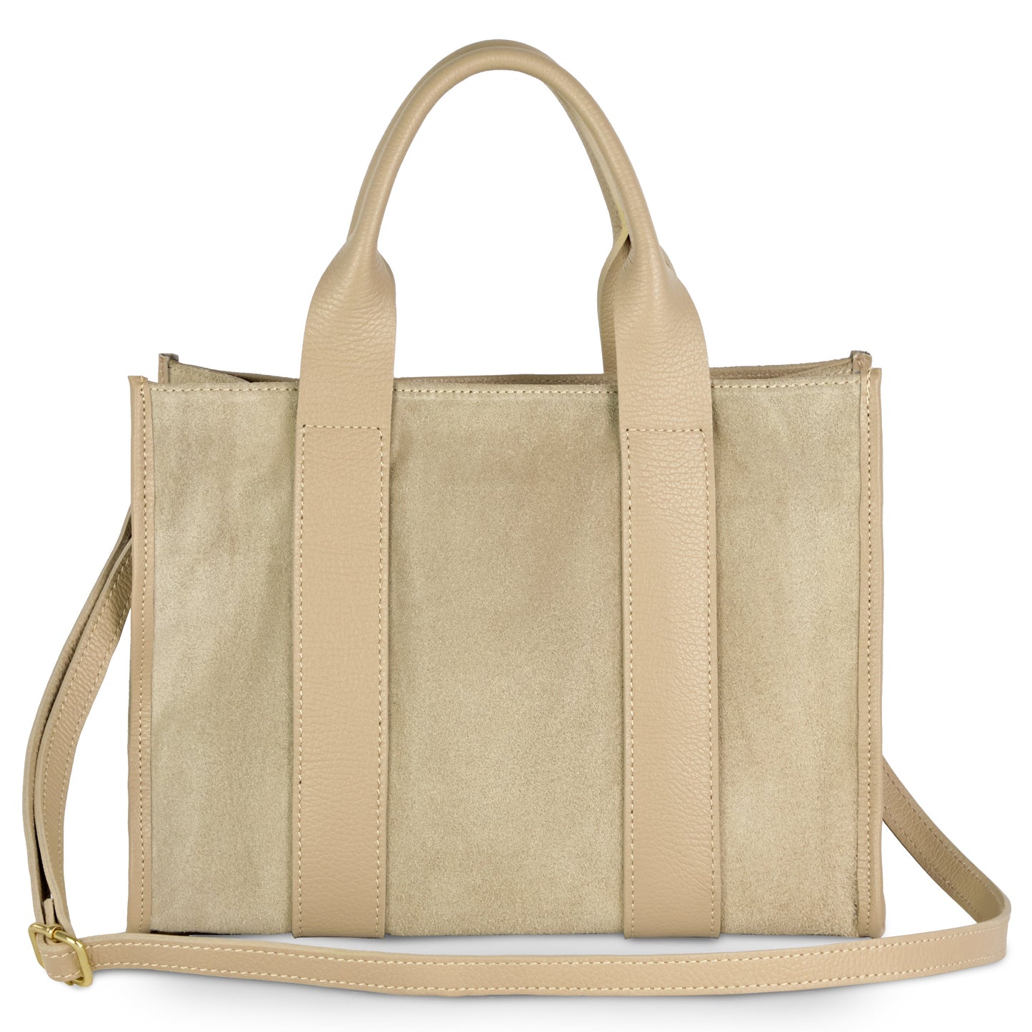 Suede Leather Tote Bag