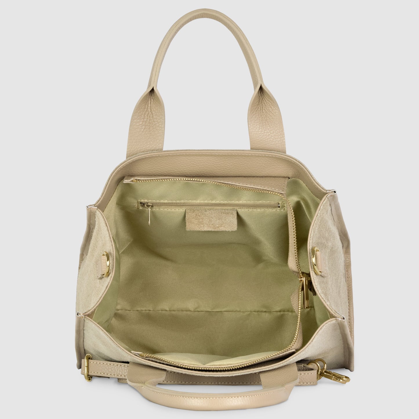 Suede Leather Tote Bag