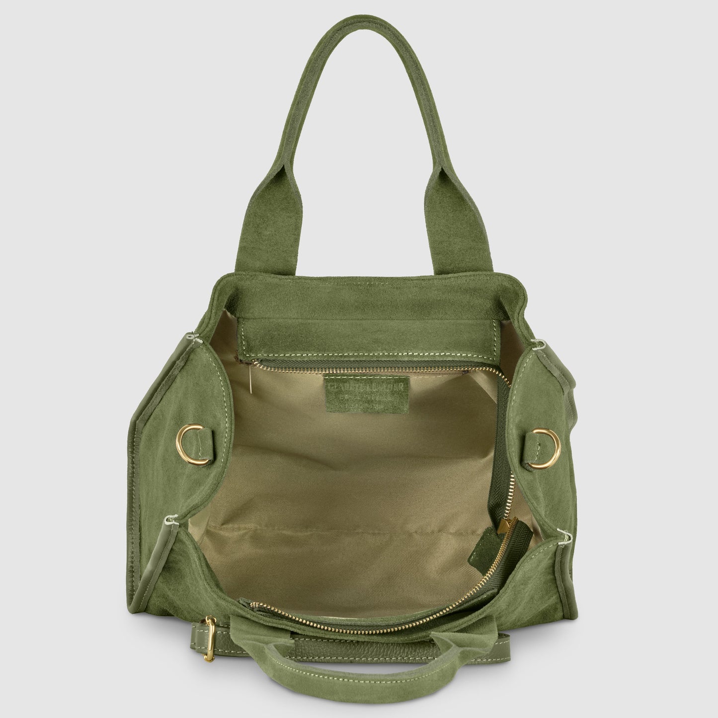 Suede Leather Tote Bag