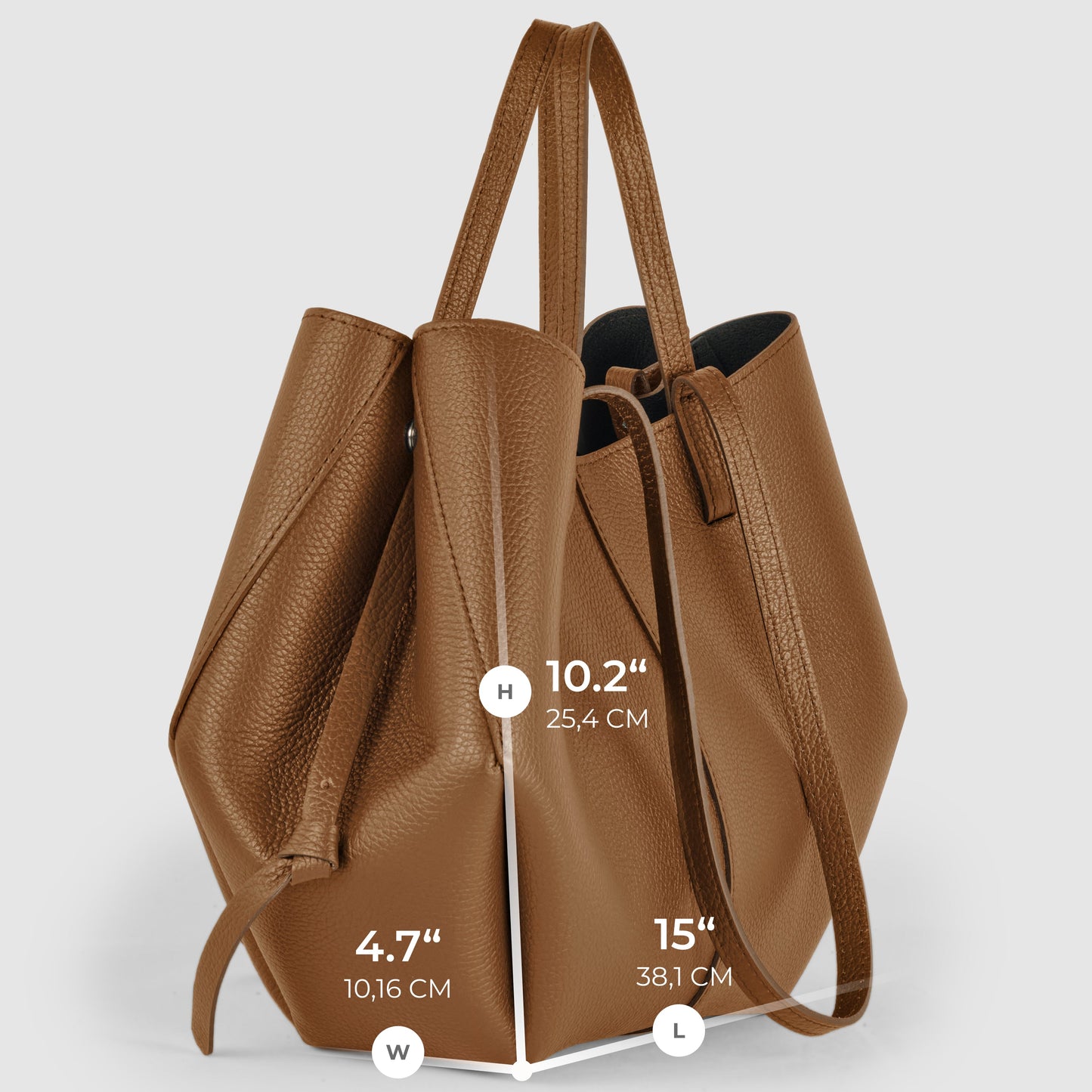 Calf Leather Tote Bag