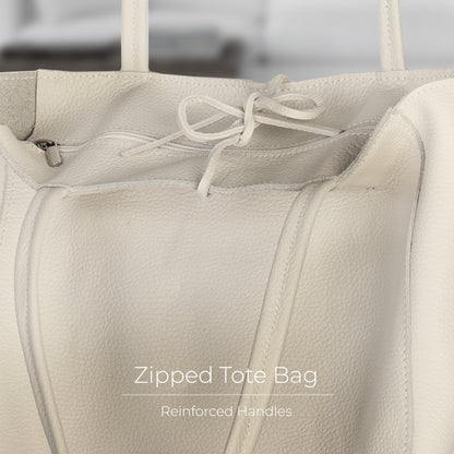 Calf Leather Tote Bag