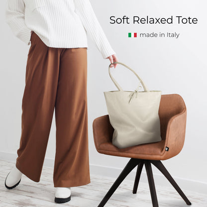 Calf Leather Tote Bag