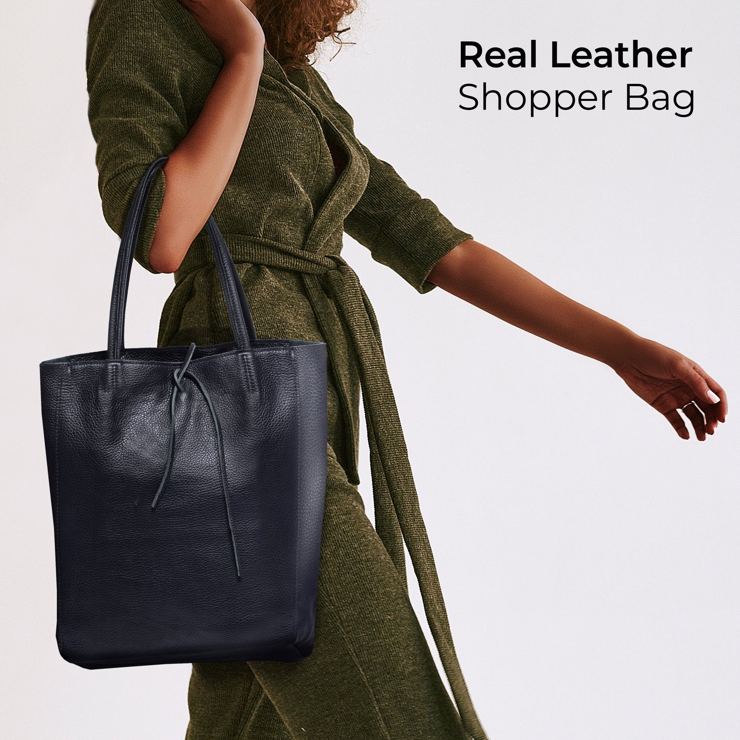 Calf Leather Tote Bag