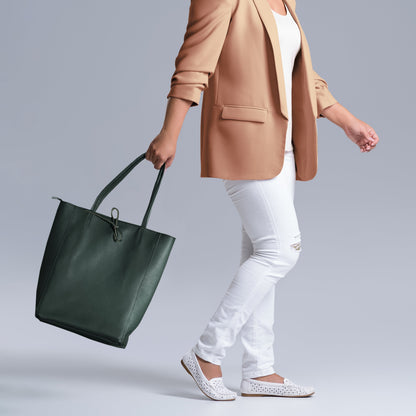 Calf Leather Tote Bag