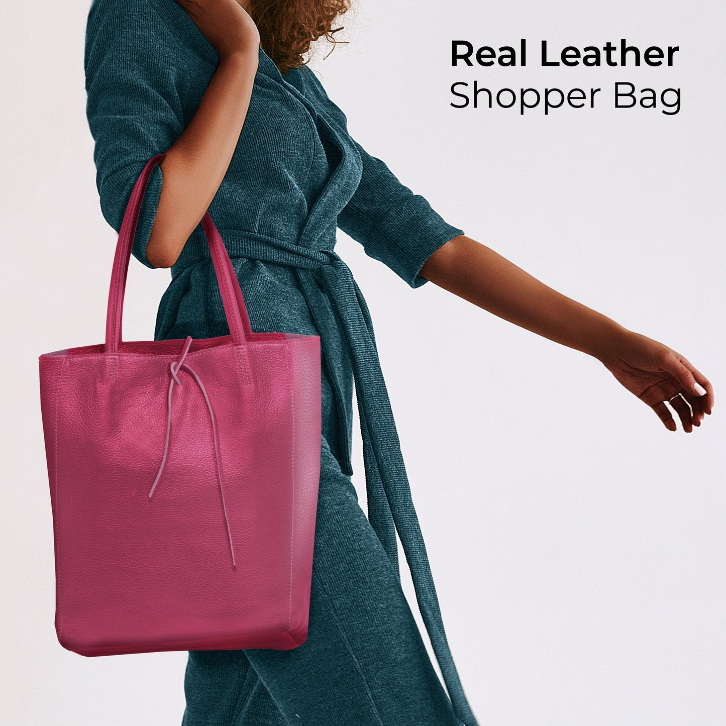 Calf Leather Tote Bag