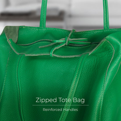 Calf Leather Tote Bag