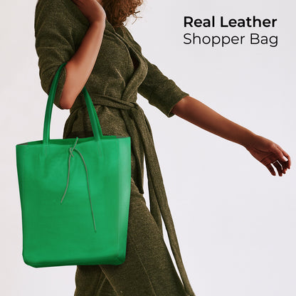 Calf Leather Tote Bag