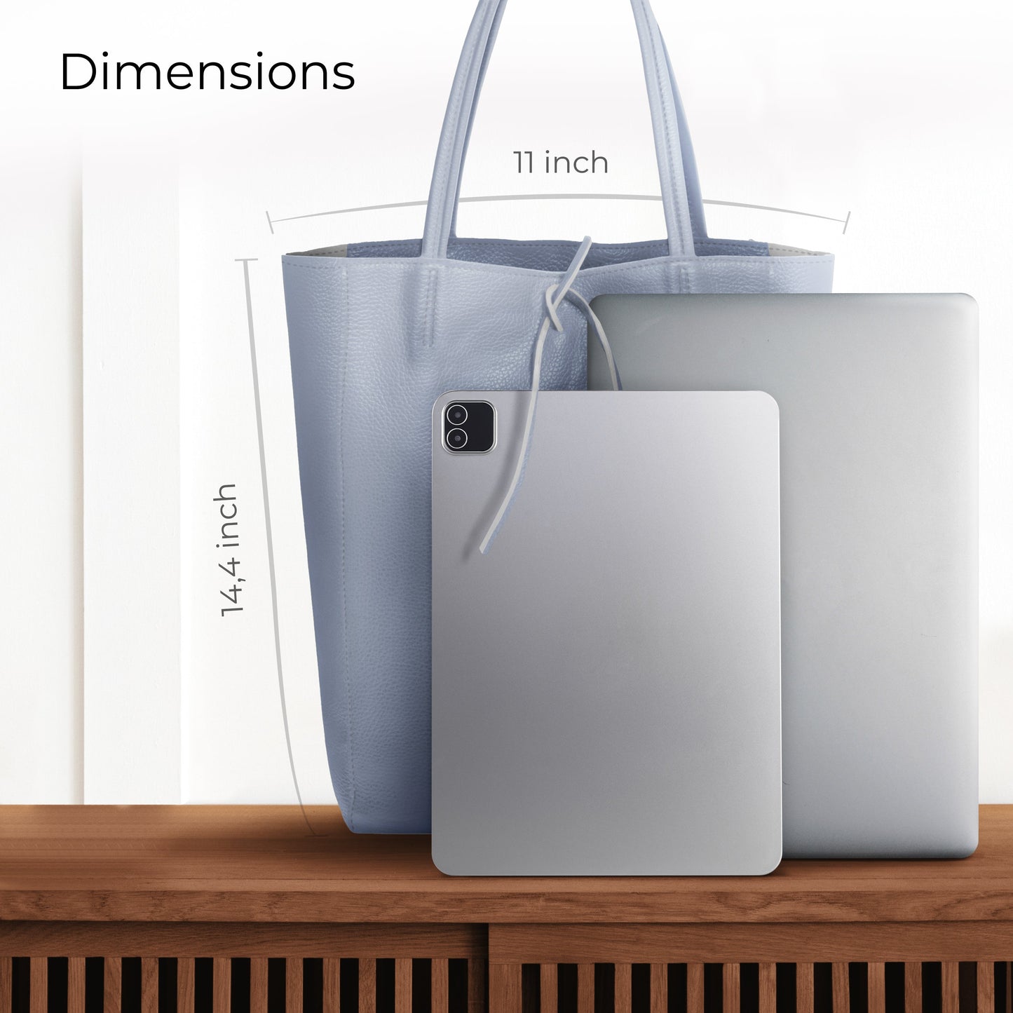 Calf Leather Tote Bag