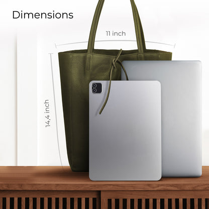 Calf Leather Tote Bag