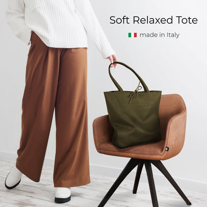 Calf Leather Tote Bag