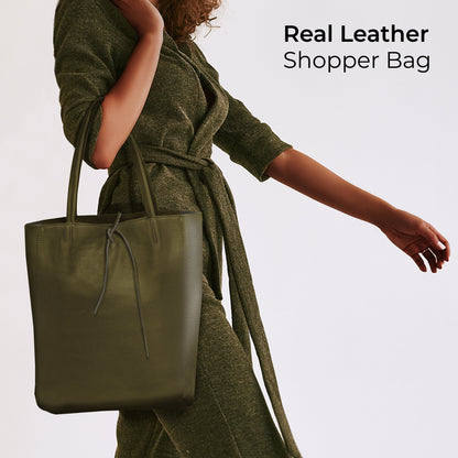 Calf Leather Tote Bag