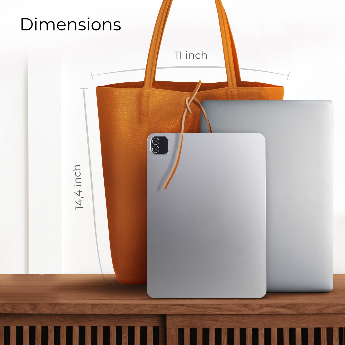 Calf Leather Tote Bag