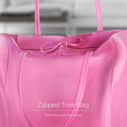 Calf Leather Tote Bag