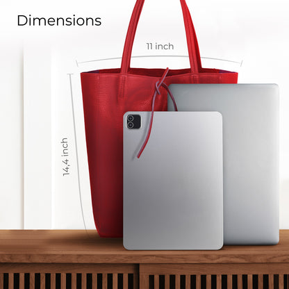 Calf Leather Tote Bag