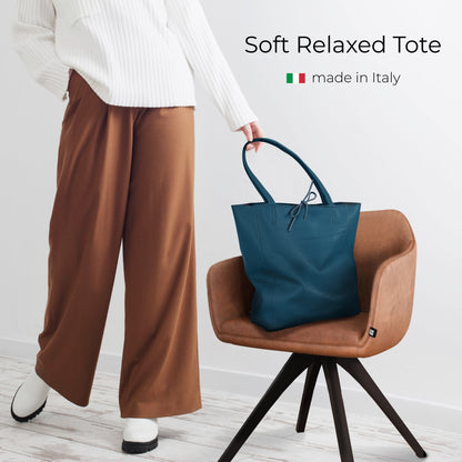 Calf Leather Tote Bag