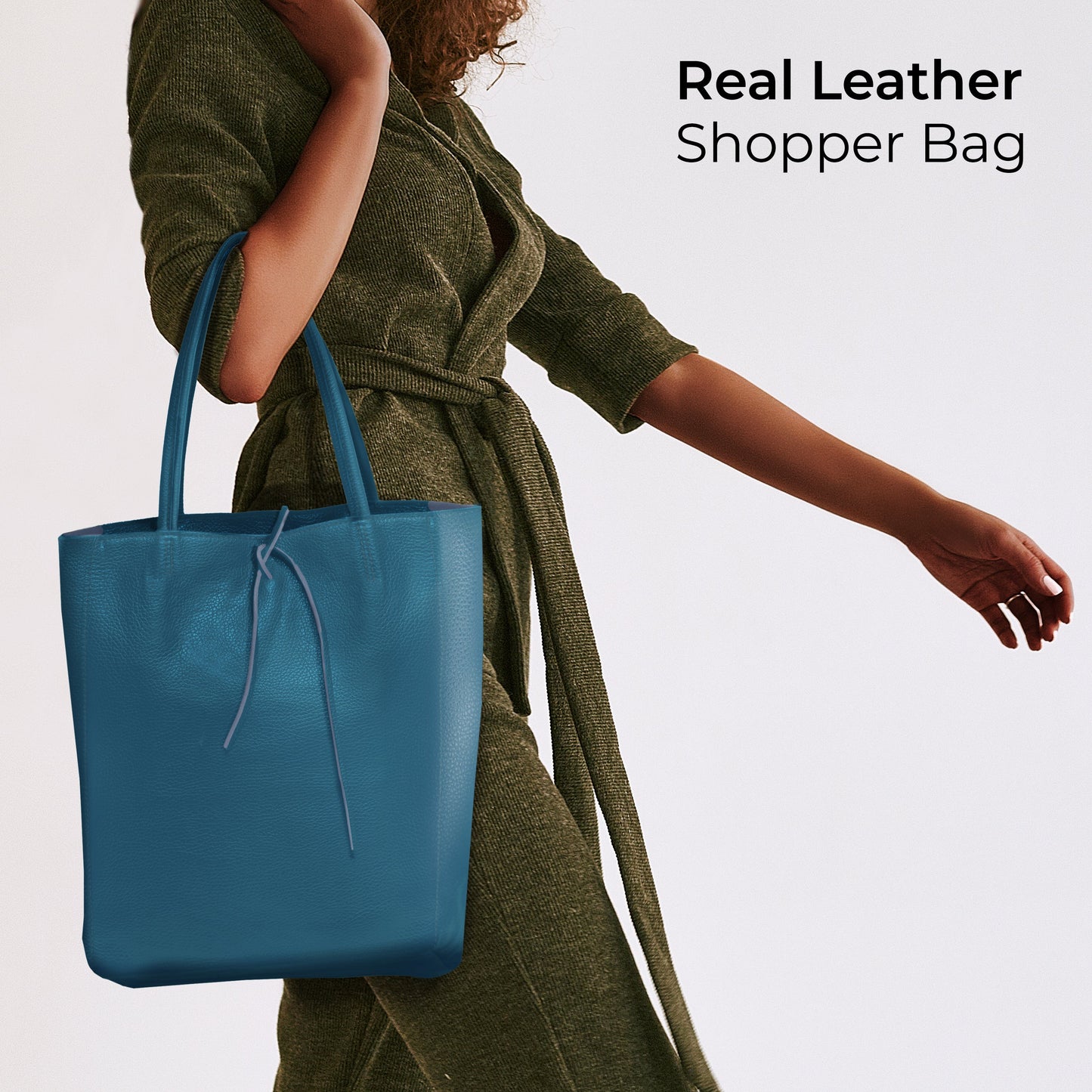 Calf Leather Tote Bag