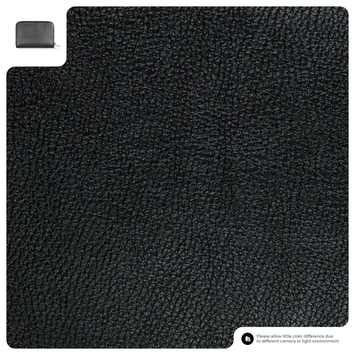 Metallic Calf Leather Wallet