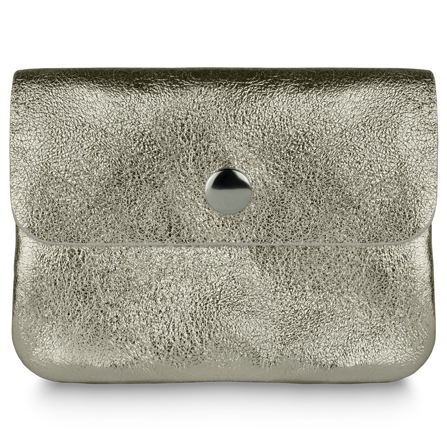 Metallic Suede Leather Wallet