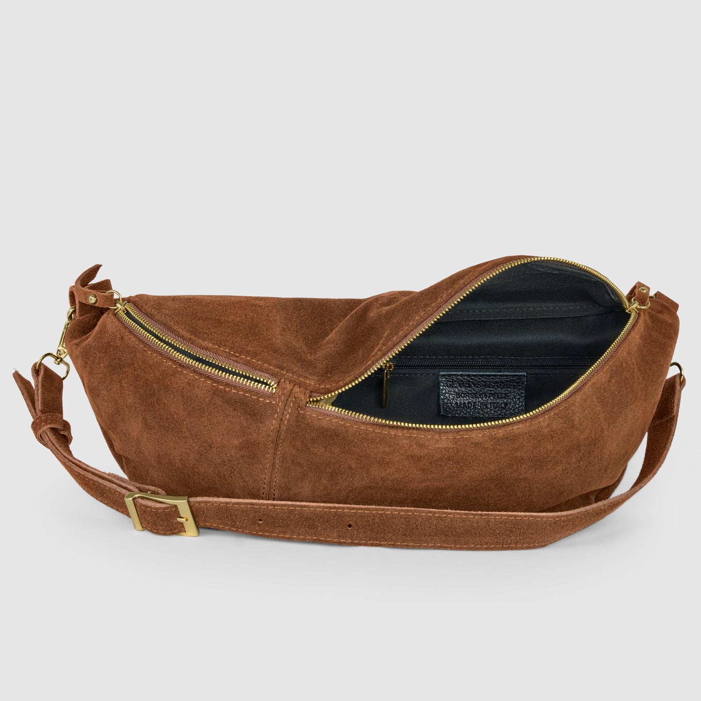 Suede Leather Crossbody Bag