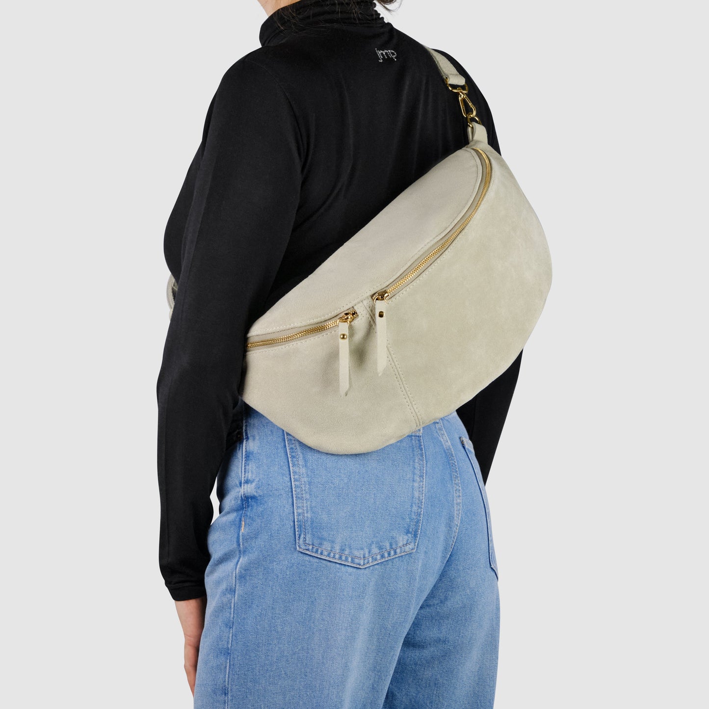 Suede Leather Crossbody Bag