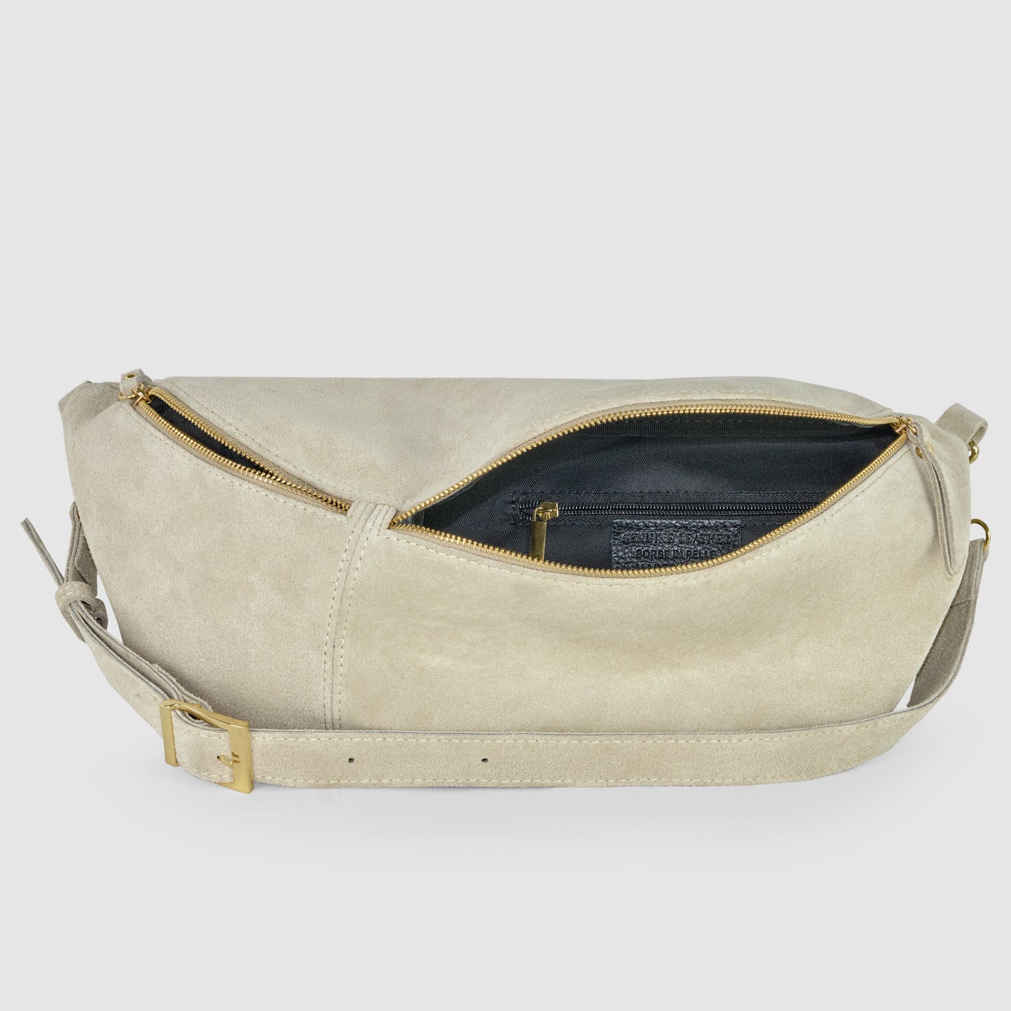 Suede Leather Crossbody Bag