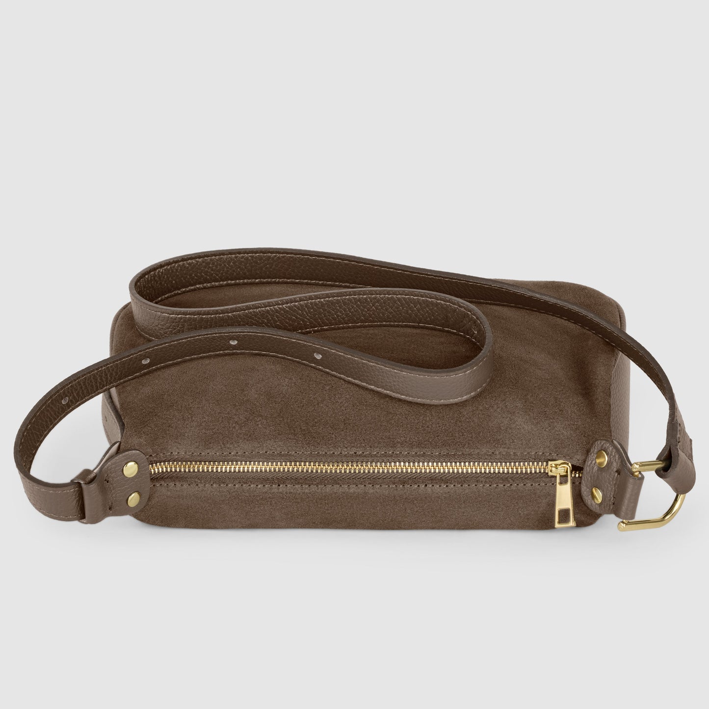 Suede Leather Crossbody Bag