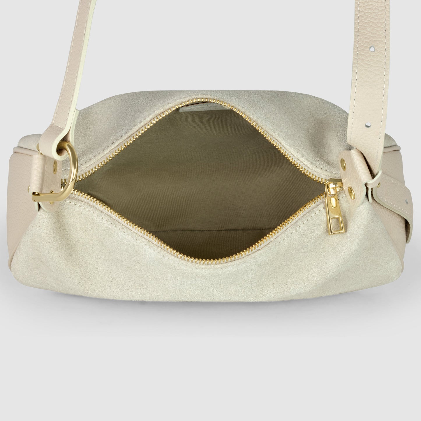 Suede Leather Crossbody Bag