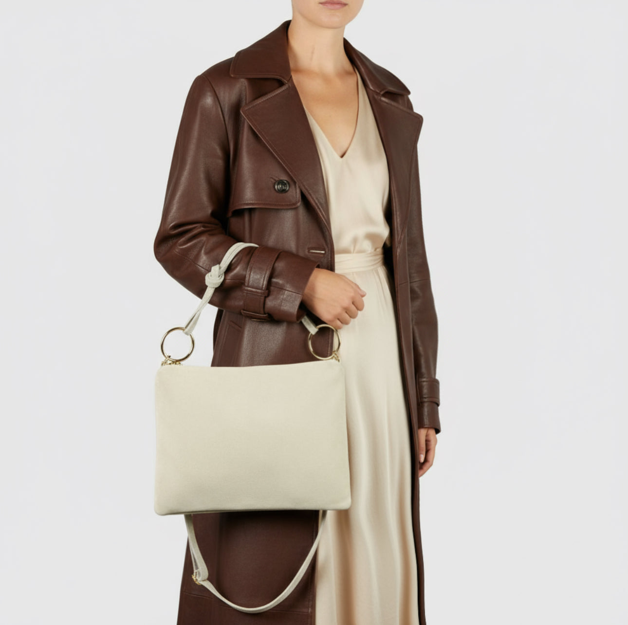Suede Leather Shoulder Bag