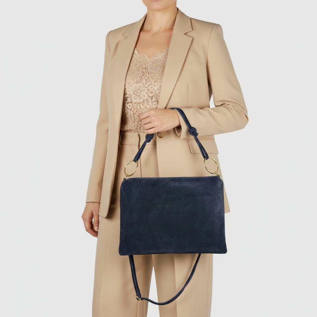 Suede Leather Shoulder Bag