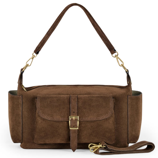 Suede Leather Shoulder Bag