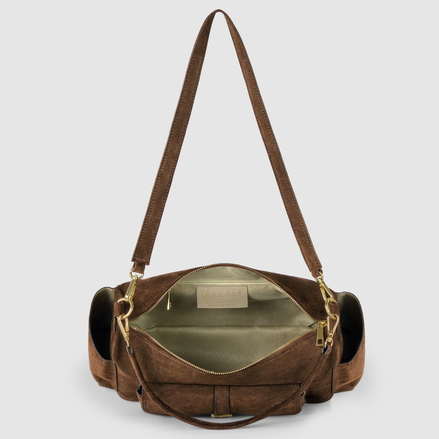 Suede Leather Shoulder Bag