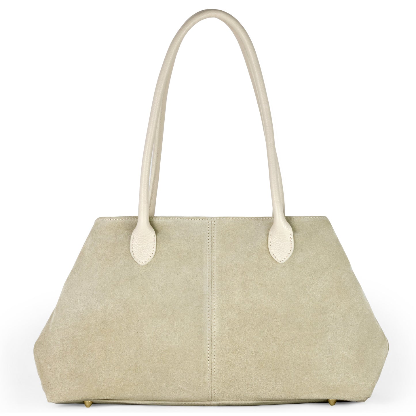 Suede Leather Satchel Bag