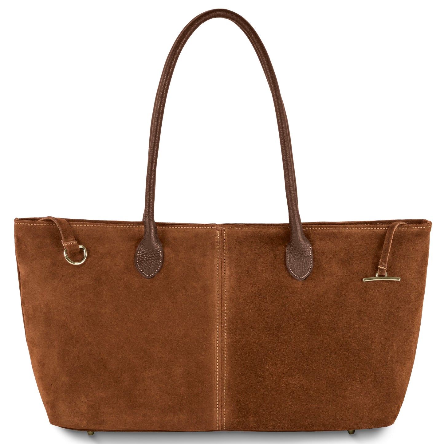Suede Leather Satchel Bag
