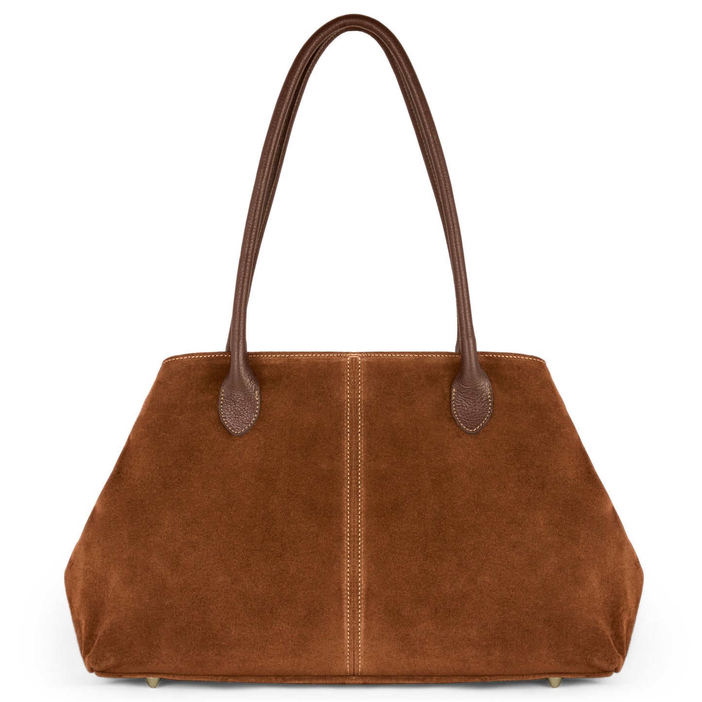 Suede Leather Satchel Bag